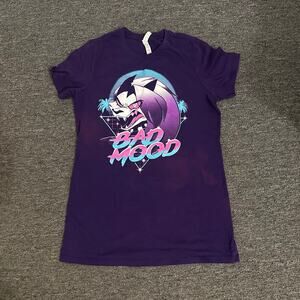 Helluva Boss Loona Bad Mood Retro shirt Size 2XL Purple Limited Run Edition